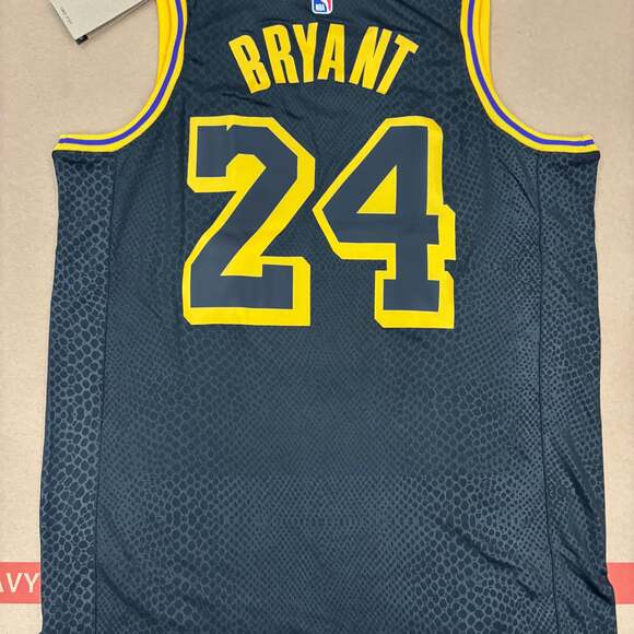 Nike Kobe Bryant LA Lakers Black Mamba Swingman Jersey - Picture 2 of 4